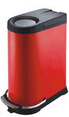 40L Viva Step Bin Red