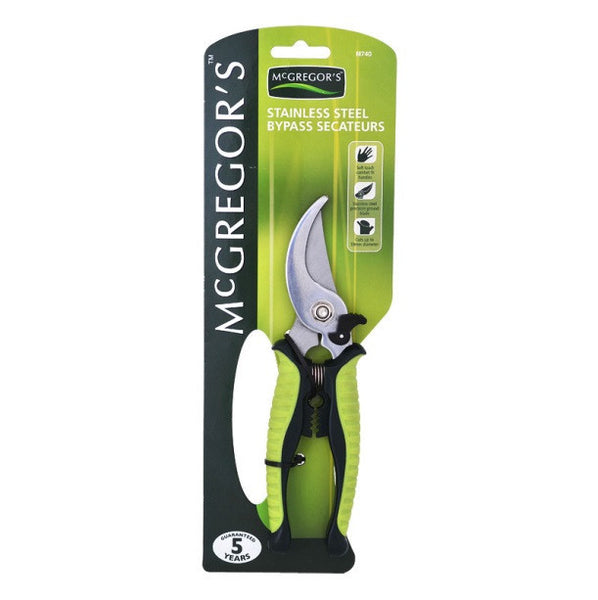 McGREGOR'S STAINLESS STEEL BYPASS SECATEURS