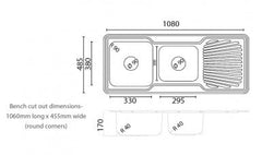 Stainless Steel 1 & 1.5 Bowl Sink 5 - Copy