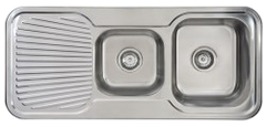 Stainless Steel 1 & 1.5 Bowl Sink