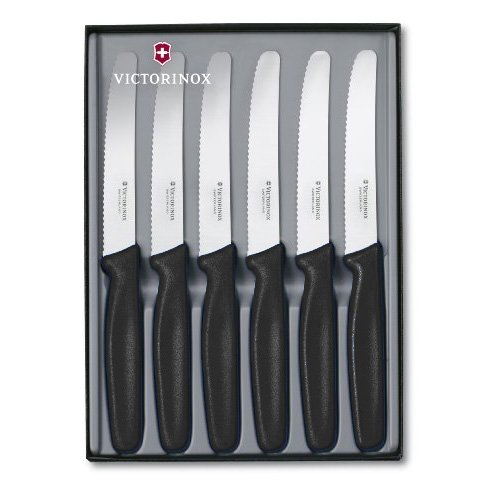 Steak Knife Set 6 Round Tip