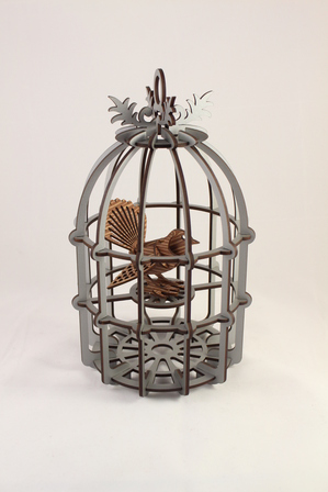 White Bird Cage